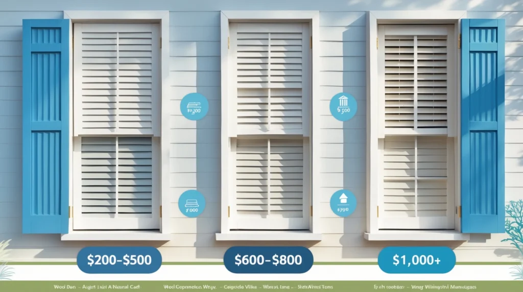 Average Cost of Plantation Shutters in Wilmington, NC
