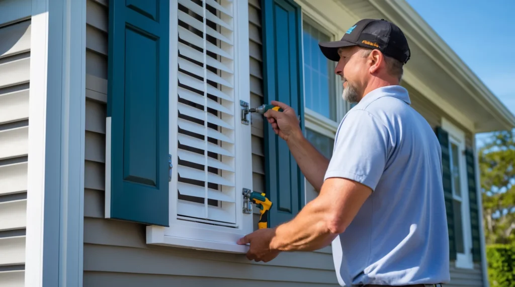 Professional Shutter Installation Services by Seacoast Systems Inc.